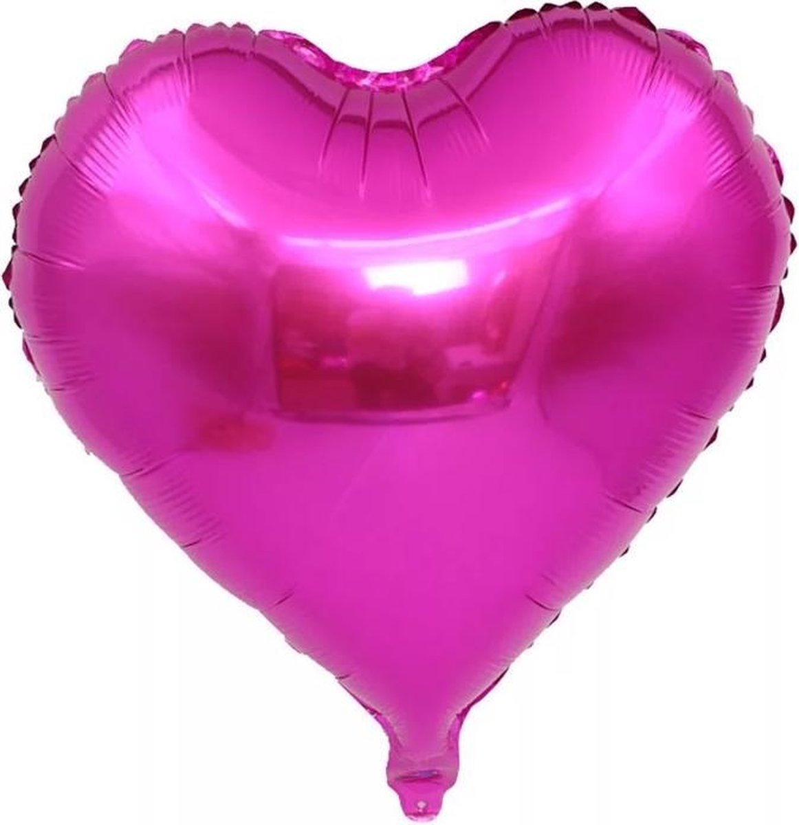 Folieballon hart | Donker roze | 18 inch | 45 cm | DM-products