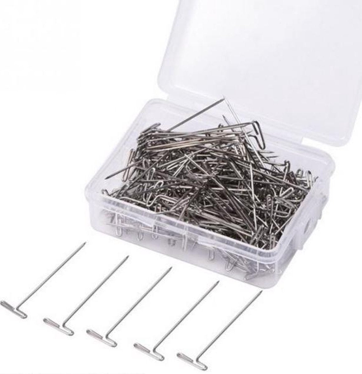 Glim® Premium T-pins - 100 stuks - voor Blocken - breien - XL zak