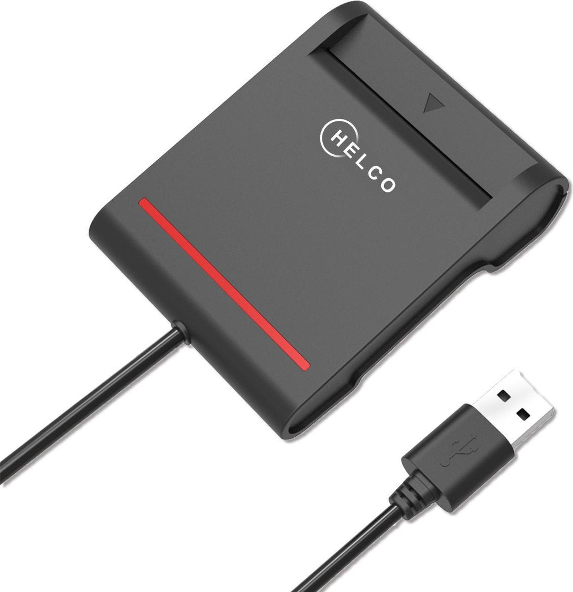 Helco® Smart Cardreader – Identiteitskaartlezer - eID kaartlezer - USB 2.0 - Windows / Mac / Linux - België