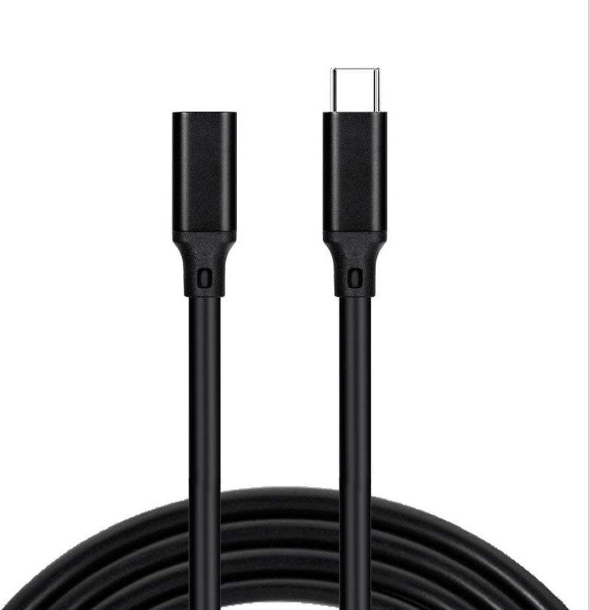 Garpex® USB-C 3.1 Verlengkabel - 4K video - 1 meter - zwart