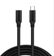 Garpex® USB-C 3.1 Verlengkabel - 4K video - 1 meter - zwart