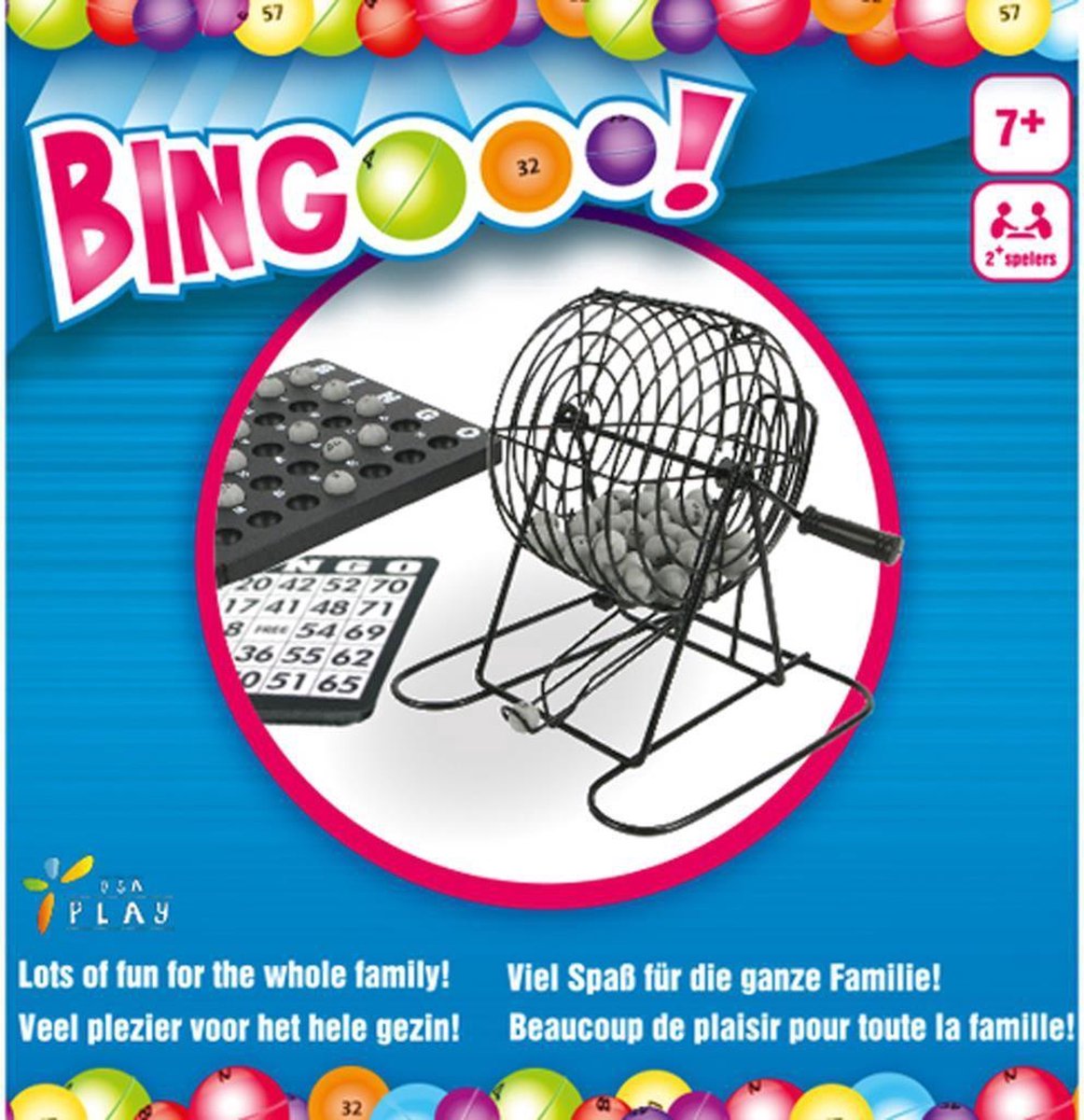 Metalen Bingomolen + 75 Ballen