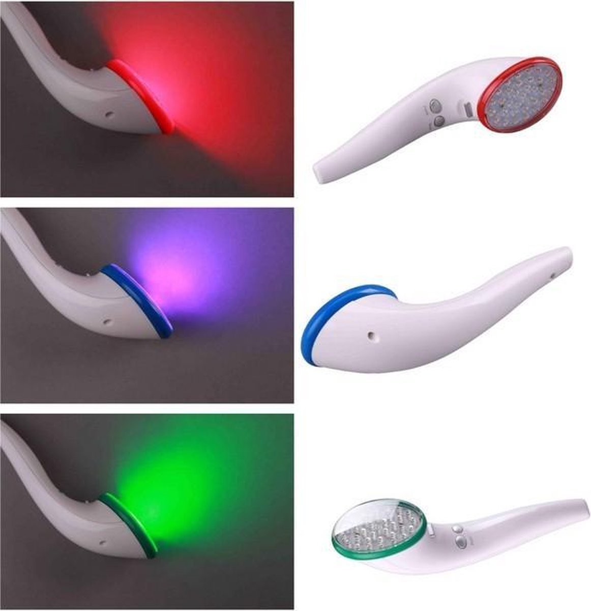 Huidtherapie huidverzorging huidverjonging met LED Licht oplaadbaar