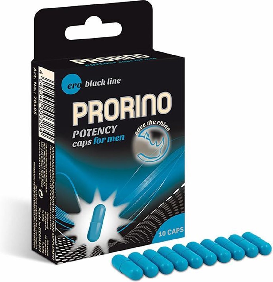 PRORINO Potency Caps for men 10 pcs - Pills & Supplements -