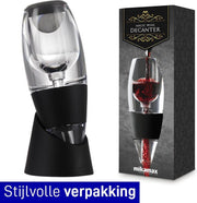 MikaMax Magic Wijn Decanteerder - Kunststof - Zwart