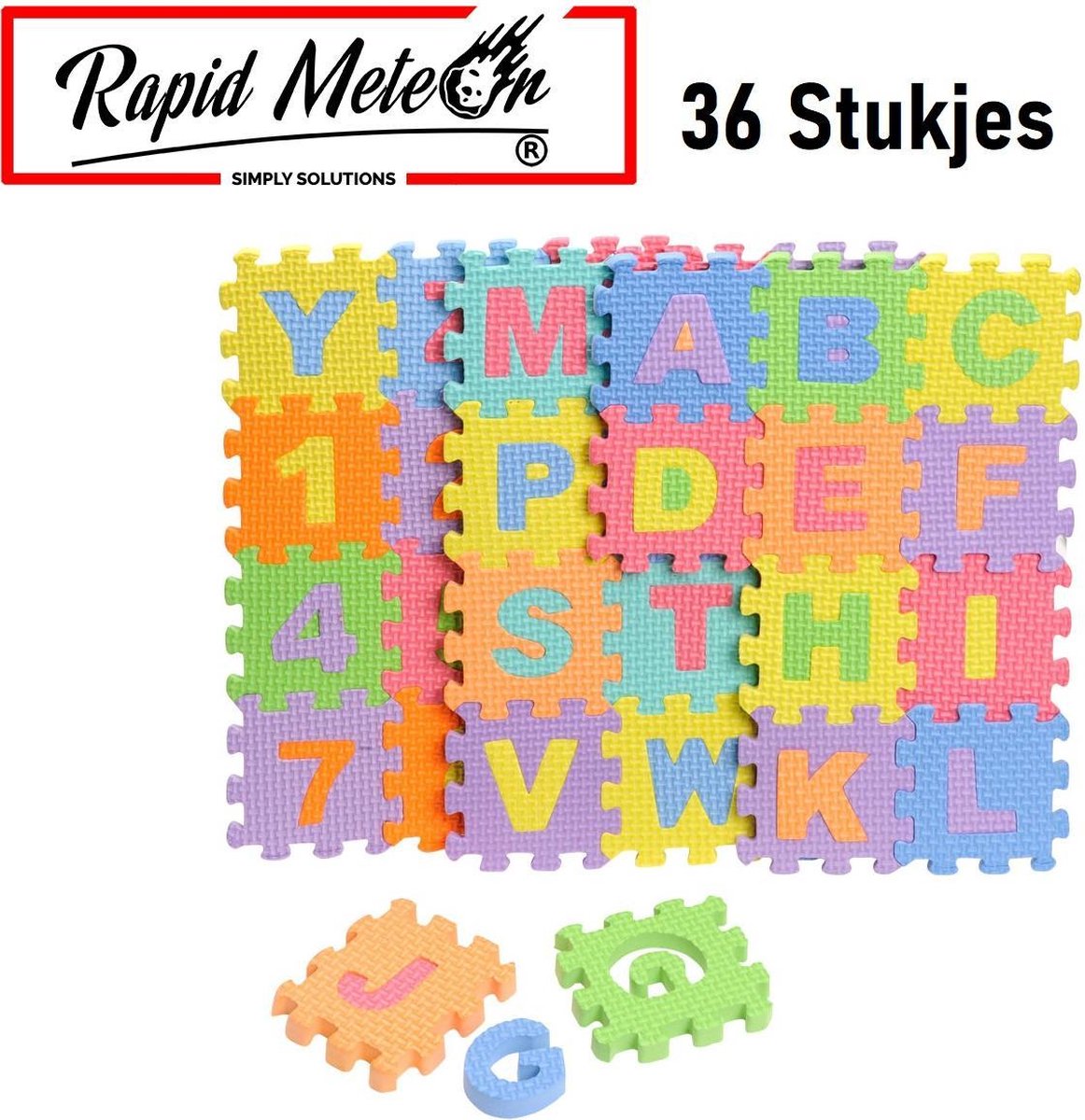 Baby Schuim Foam Letters voor Douche/Bad 36 stuks | Rapid Meteor®