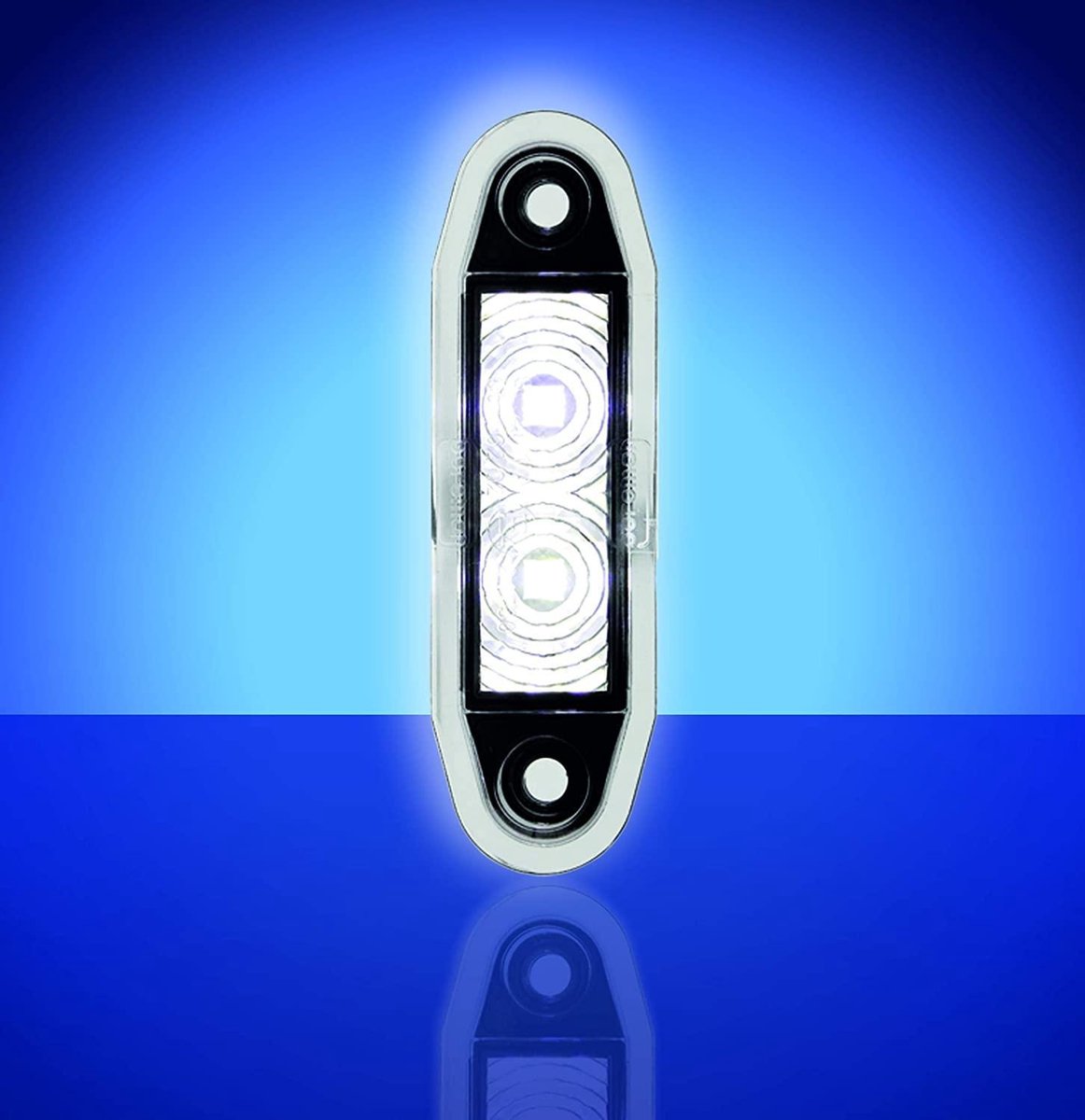 Boreman Ltd. - Eenvoudig te monteren Flush Marker Lamp - Onderdeelnr. : 1001-4500-C - Helder