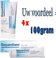 Voordeel verpakking: Bepanthen Baby Zalf - Voor de droge babyhuid en bij luieruitslag - 4 maal 100 gram