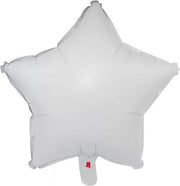 Folieballon ster| Wit | 18 inch | 45 cm | DM-products