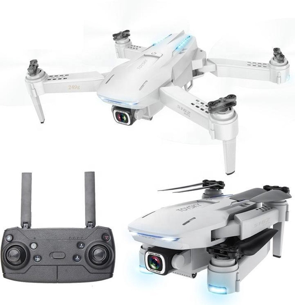 Opvouwbare S162 GPS 5G Wifi Drone Met 4K Dual Camera en Opbergtas