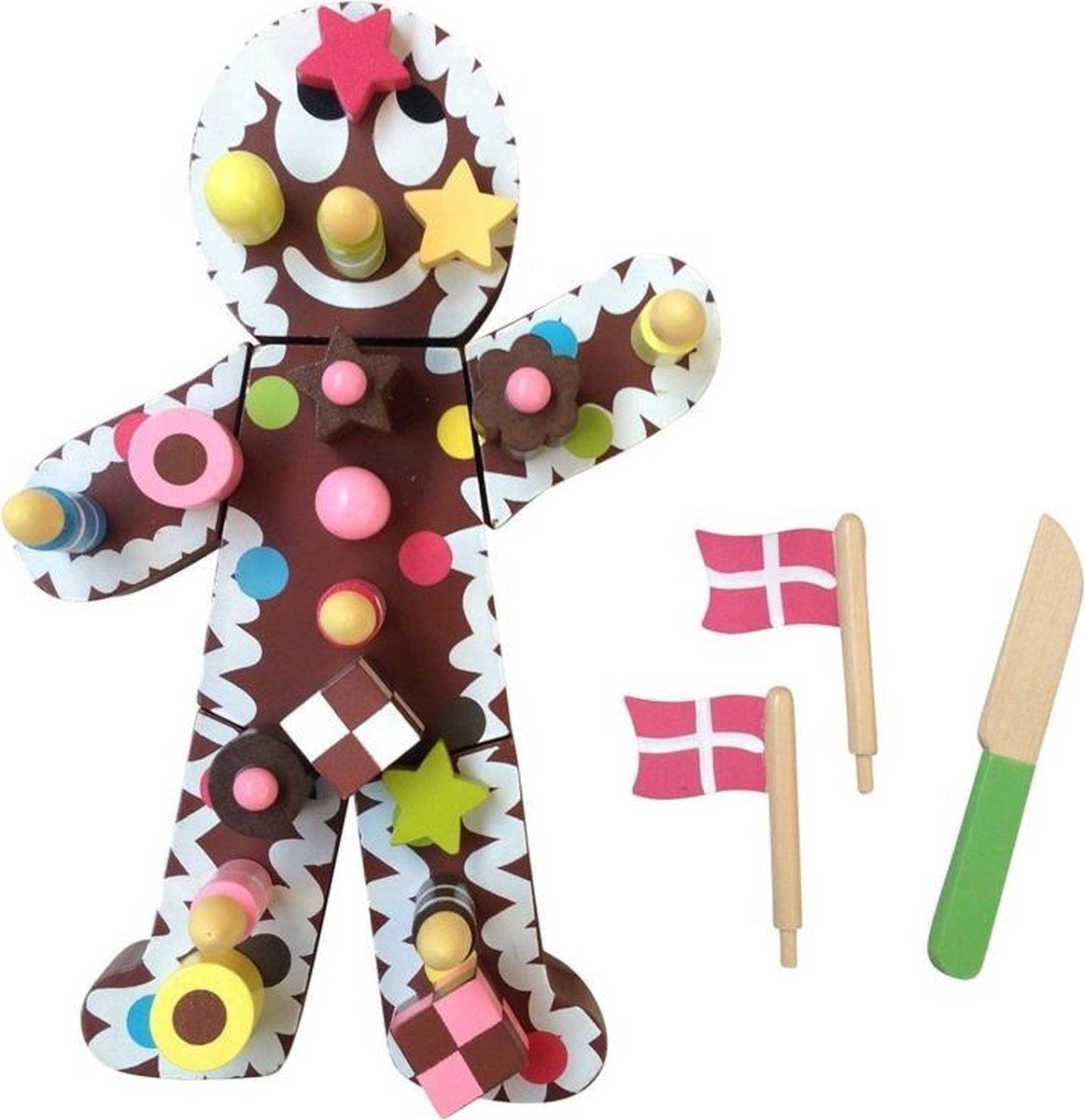 Mamamemo Houten Peperkoek Jongen 27 X 18 X 3 Cm