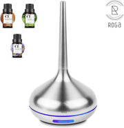 Roga Aroma diffuser - Aroma diffuser - Aroma therapie - Luchtbevochtiger - Geurverspreider - Luchtverfrisser - Vernevelaar - Zilver