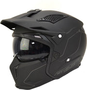 MT HELMETS Streetfighter SV Jethelm - Motorhelm - Mat zwart - Maat M