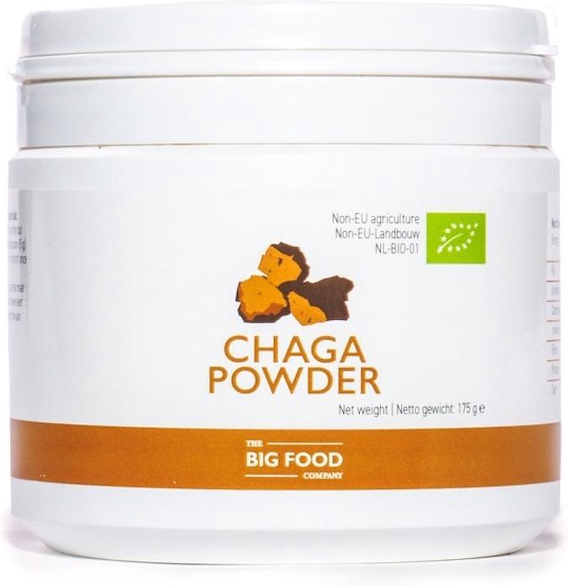 BIG FOOD CHAGA POEDER - 175 GRAM