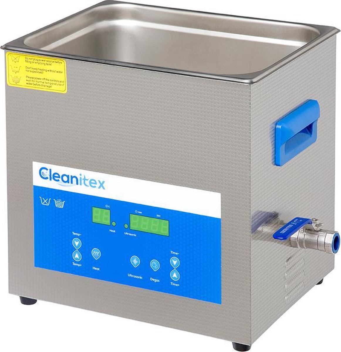 Cleanitex CXD10 - 10 liter | Professionele ultrasoon reiniger met een krachtige reiniging (Ultrasoonbad