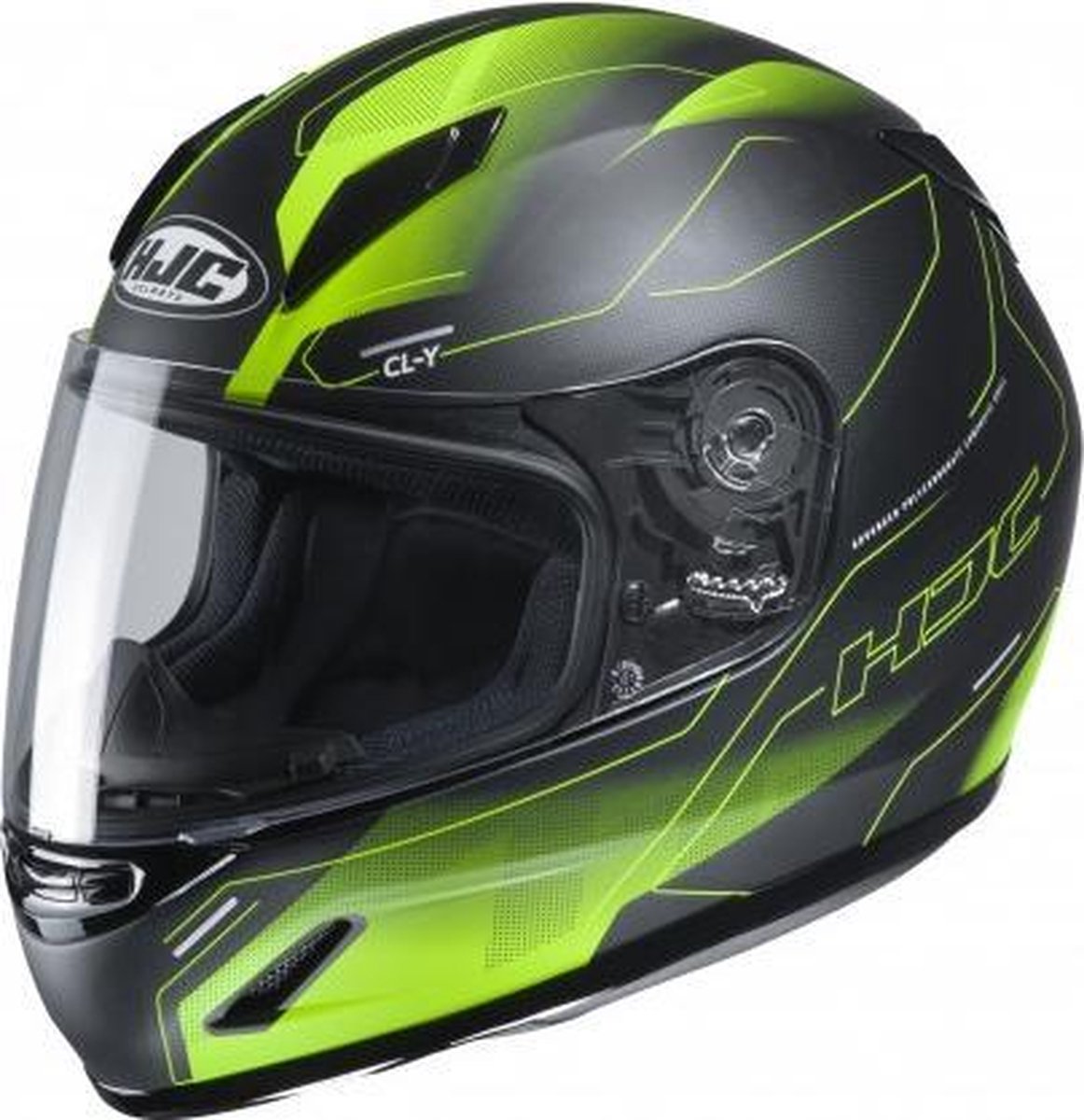 HJC CL-Y Taze Kinderhelm - Zwart / Groen