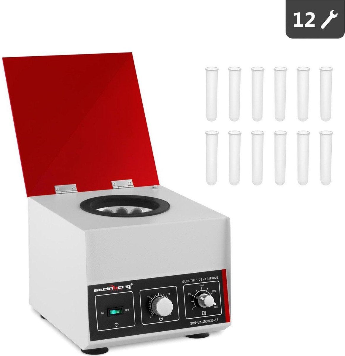 Steinberg Tafelcentrifuge - 6 x 20 ml - RCV 1.200 g