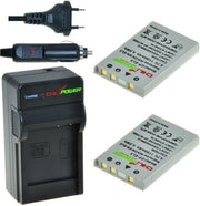 ChiliPower 2 x EN-EL5 accu's voor Nikon - Charger Kit + car-charger - UK versie