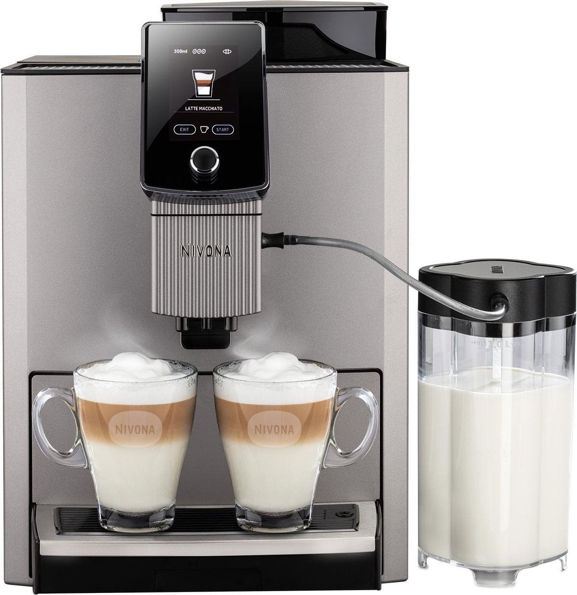 Nivona CafeRomatica 1040 Espressomachine Titanium / chrome