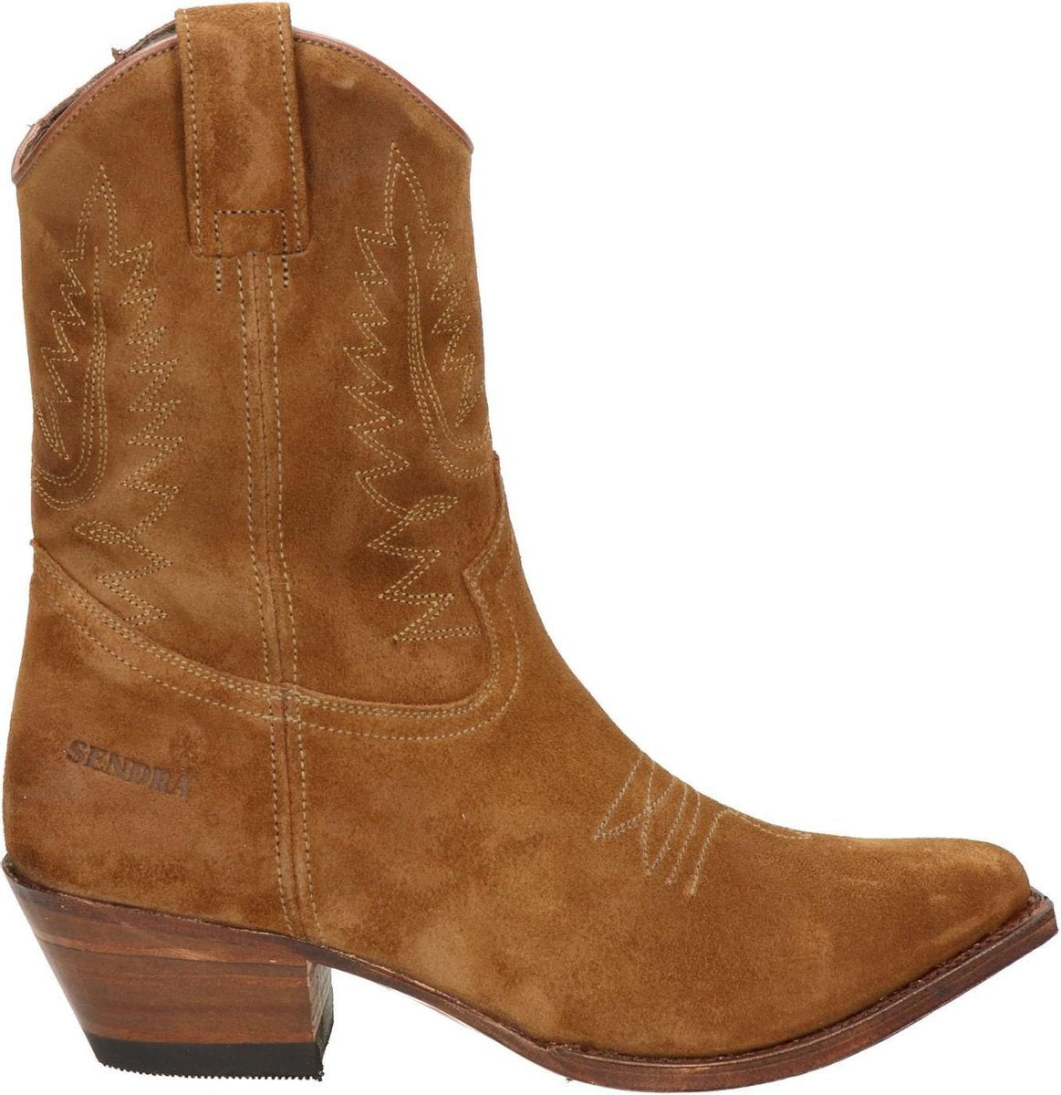 Sendra dames cowboylaars - Cognac - Maat 36