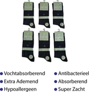 6 Paar herensokken - % 85 Bamboe - Naadloos 