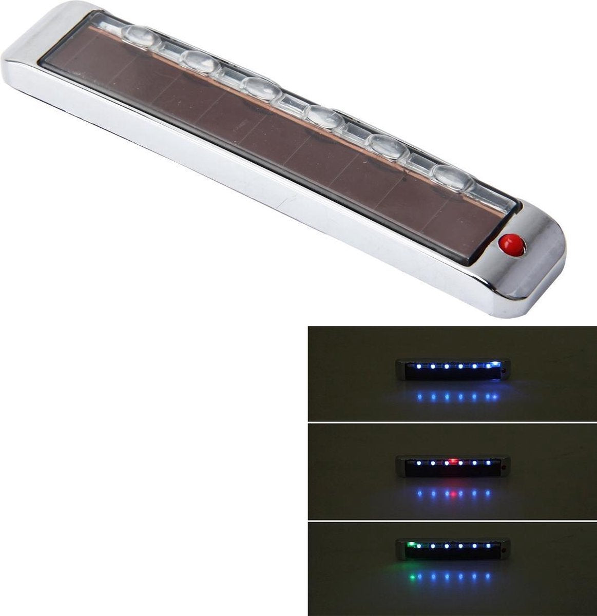 Zonne-energie Verwijder statische elektriciteit Antibotsingslichten Zonne-flits LED Antibotsings Decoratief licht