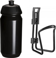 Bidonhouder met Bidon Tacx 500cc - Zwart - Aluminium Racefiets Mountainbike