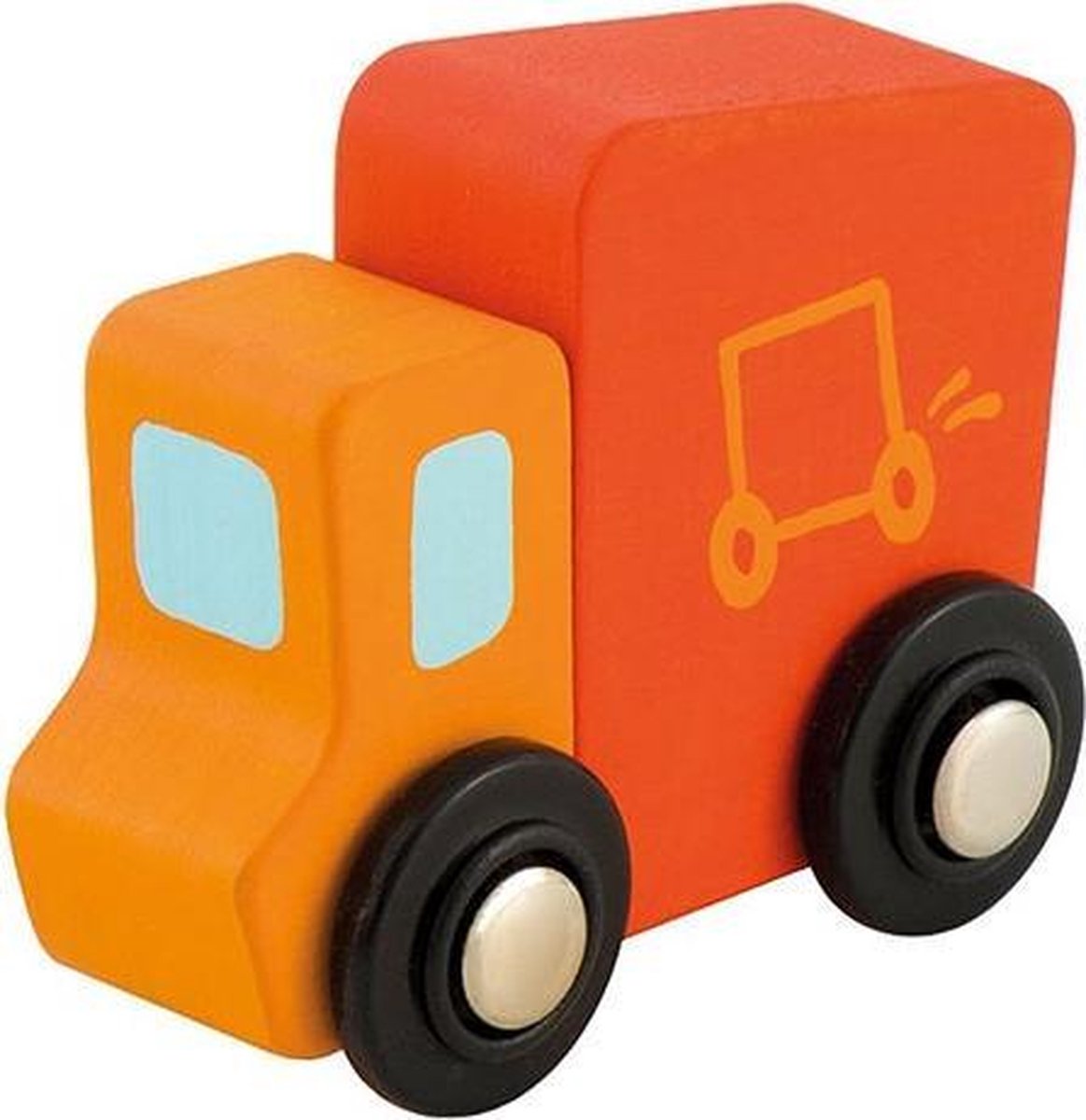 Sevi Vrachtwagen Mini Oranje 7 Cm