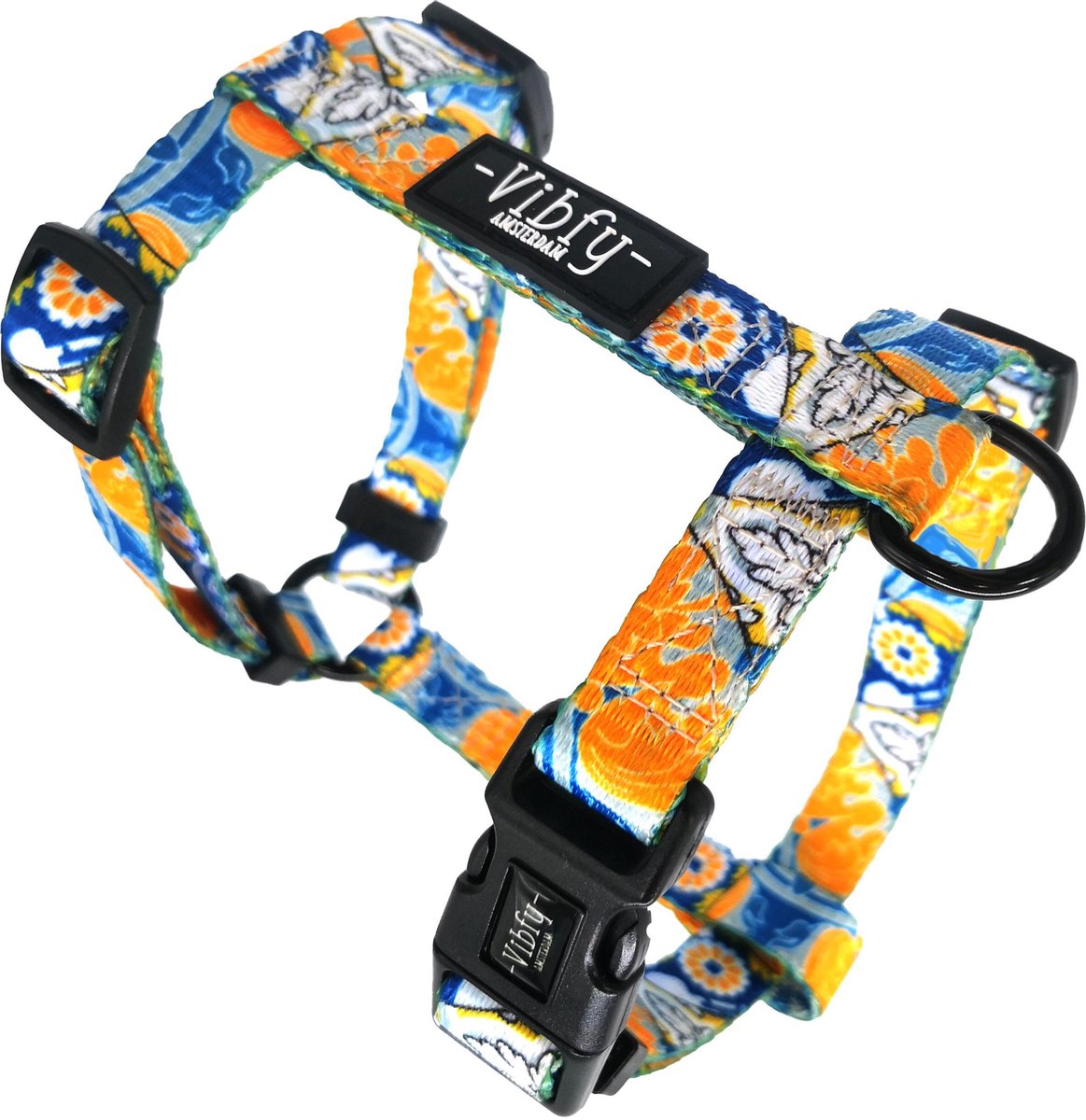 Vibfy - Truss-T - Duurzaam honden tuig/harnas - Do It Dutch! - Maat M -  46–60 CM