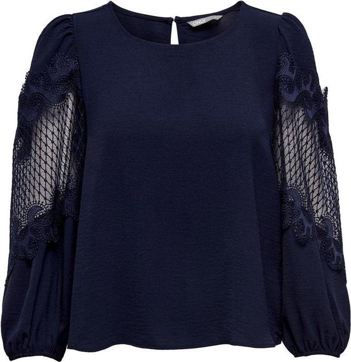 Onlalberta 3/4 Top Wvn 15233326 Evening Blue