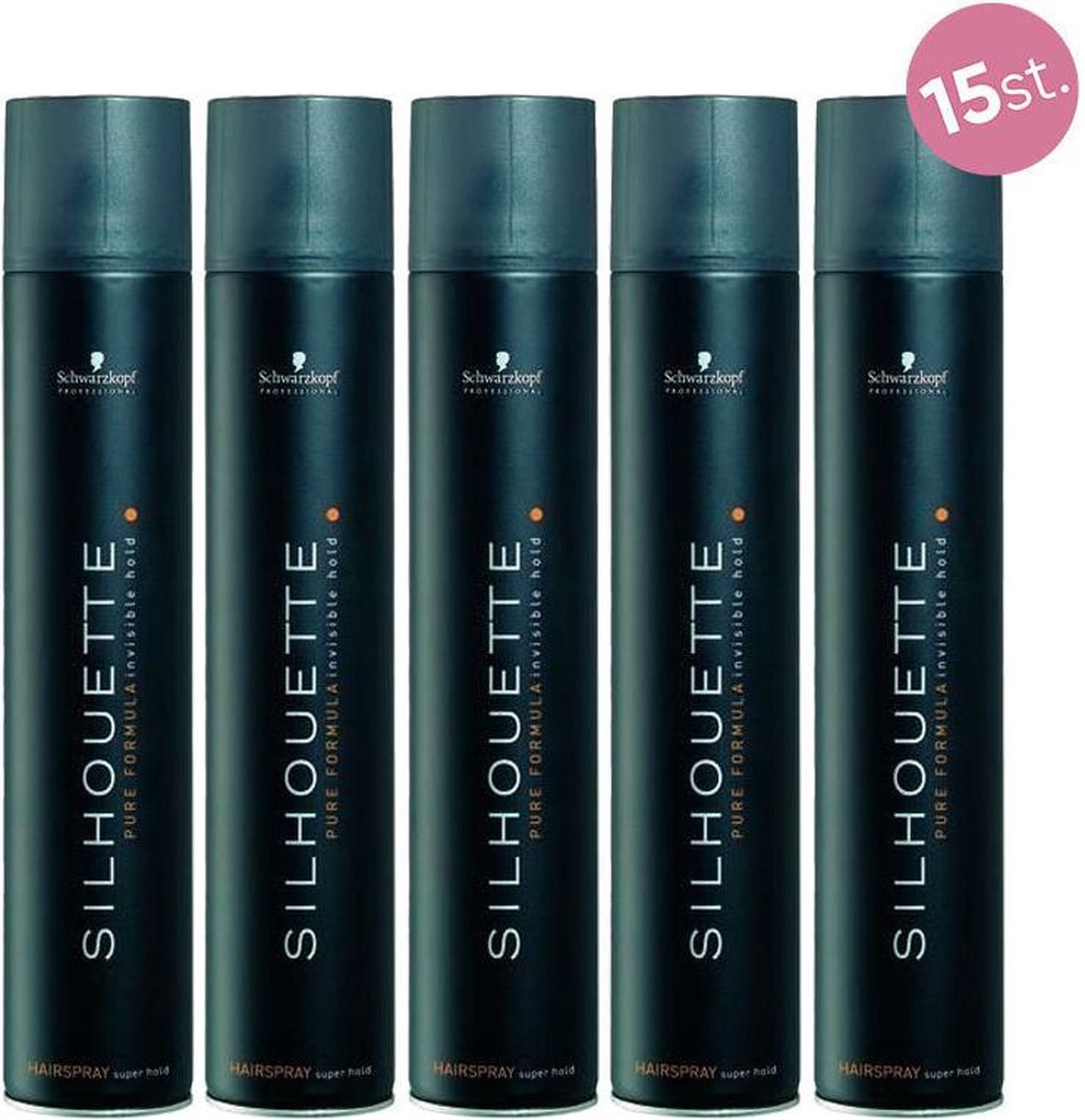 15X Schwarzkopf Silhouette Super Hold Spray 300ml