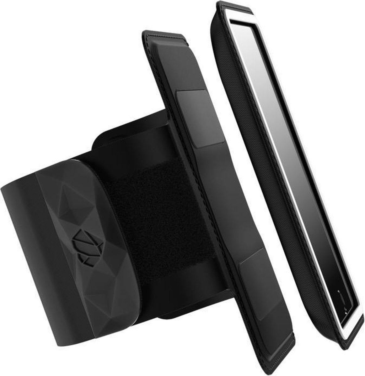 Shapeheart - Magnetische sportarmband - Telefoonhoes hardlopen - Zwart - XL