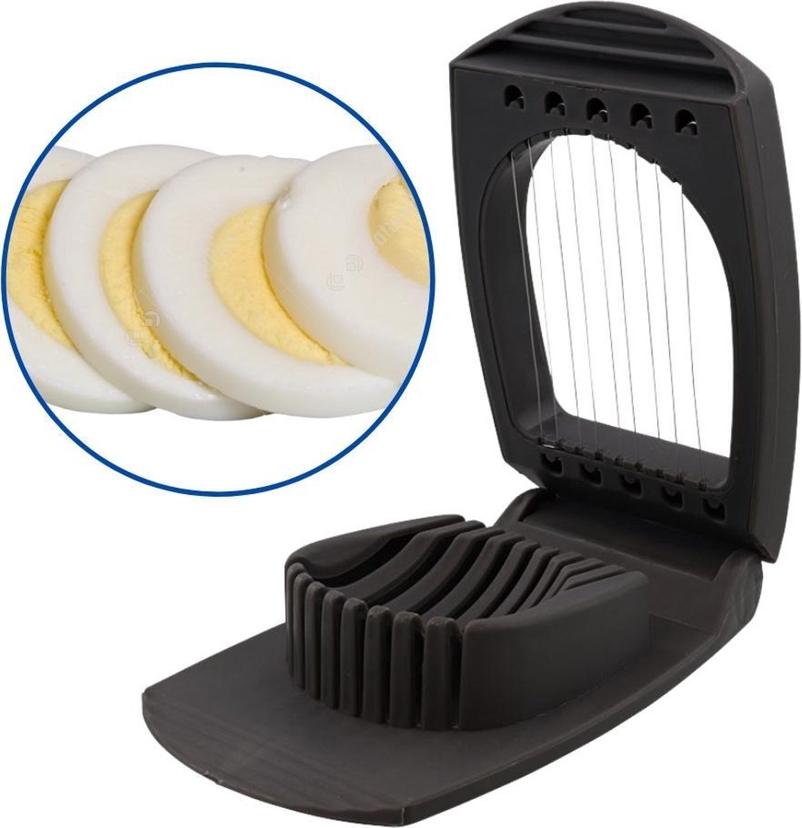 Professionele Kwalitatieve Eiersnijder - Egg slicer - Metalen Snijdraden - Eiersnijder - Sterke Houder - Stalen Eisnijder - Eisnijder - Ei-snijder - Ei snijder - Drie Kleuren