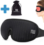Slaapmasker Luxe -  100% Verduisterend - 3D Traagschuim - met Opbergzakje