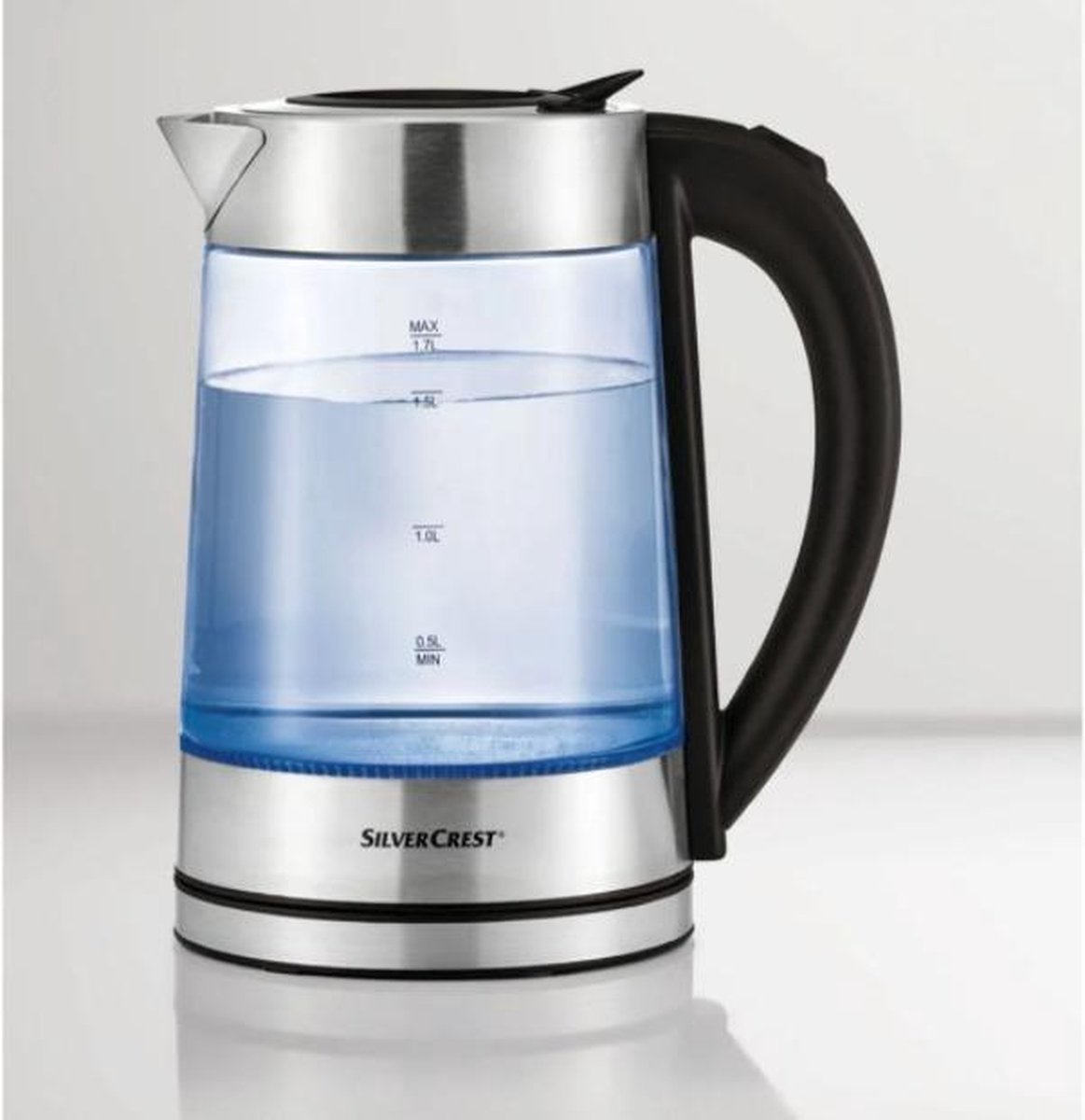 SILVERCREST® Glazen waterkoker 1