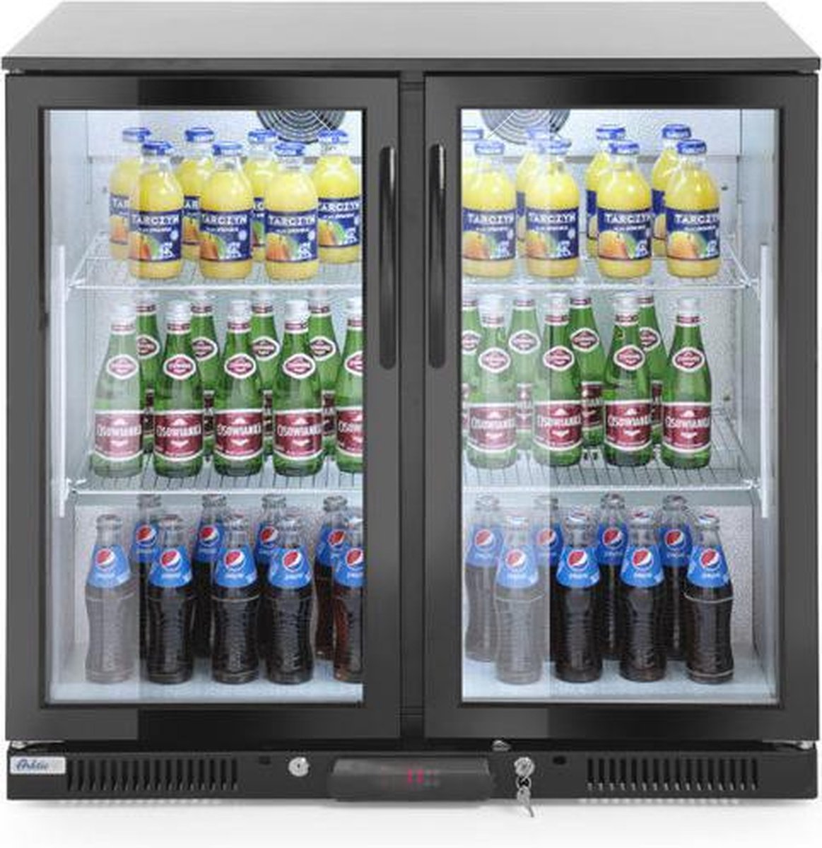 Arktic Barkoelkast 2 Deuren | 228 Liter | 4 Verchroomde Schappen | 90x50x(H)90cm