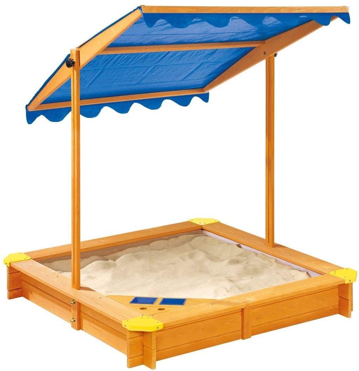 MaxxGarden Zandbak met verstelbaar dak - 120 x 120 x 120cm