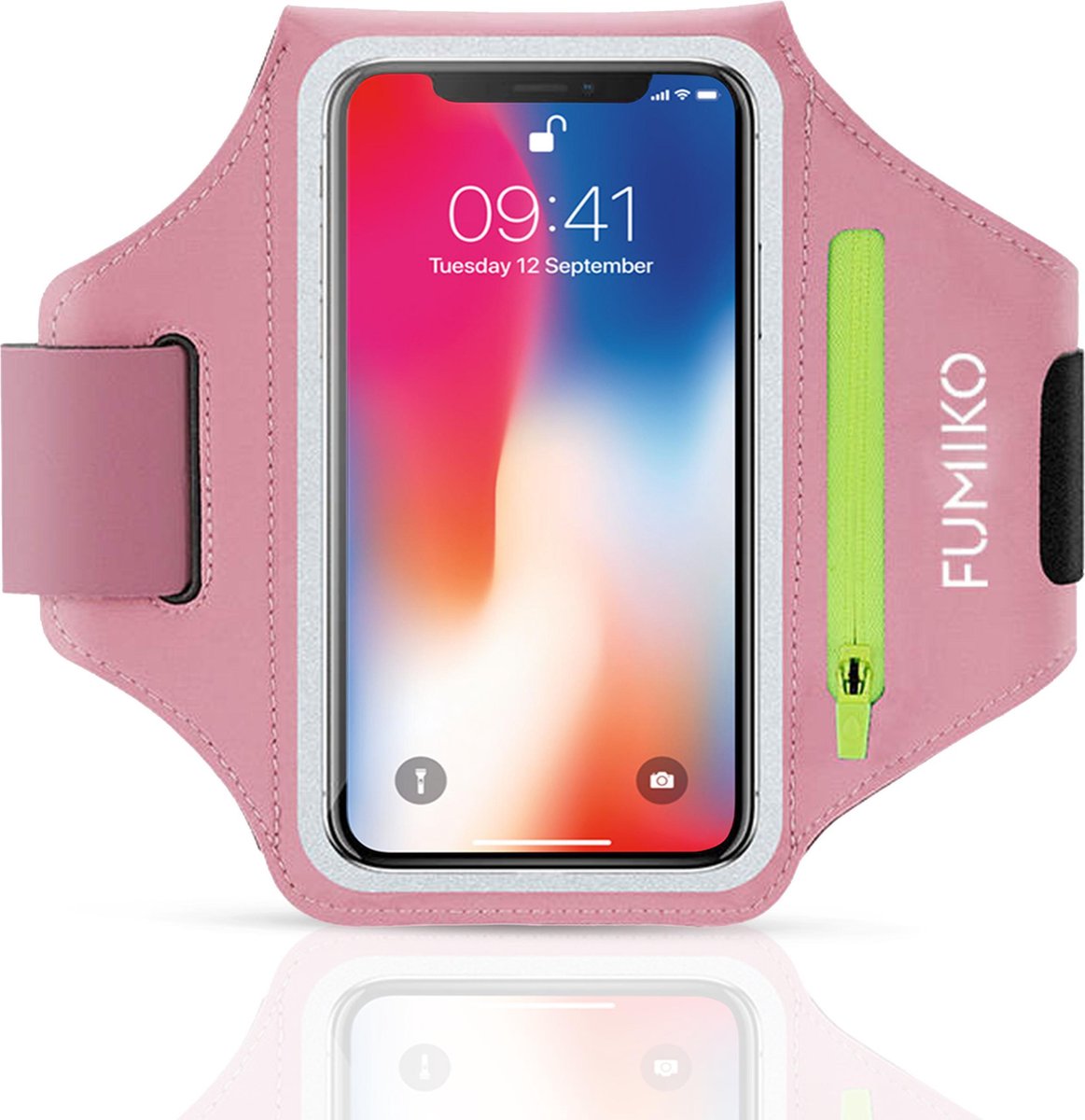 FUMIKO Hardloop telefoonhouder - Hardloopband - Sportarmband - Roze