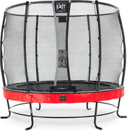 Trampoline EXIT Elegant Premium - ø253cm met net Deluxe - rood
