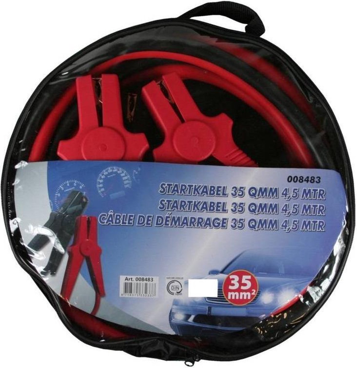 Startkabel 1200 Amp 35 mm2 4.5 meter Kabel