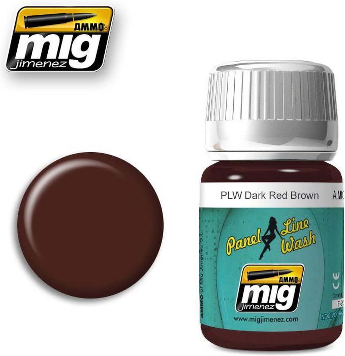 Mig - Plw Dark Red Brown (35 Ml) (Mig1605)