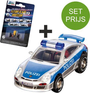 Darda Racebaan auto Porsche GT 3 politie+ extra stop en go motor