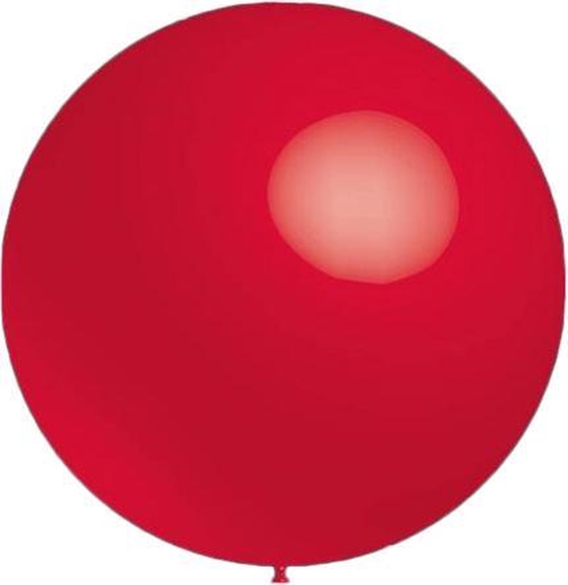 Mega grote ronde festivalballonnen rood 130 cm professionele kwaliteit