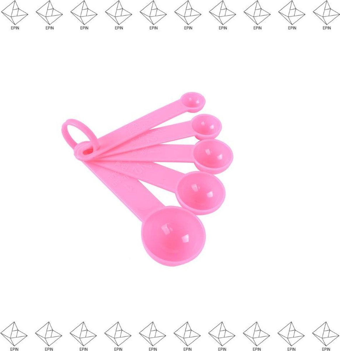 EPIN B.V. | Maat Lepel Set 5 Delen | Keukengerei | Maatlepel | ROZE