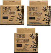 FLASKE Oorstokjes - Bamboe Wattenstaafjes - 3-pack - 600 stuks