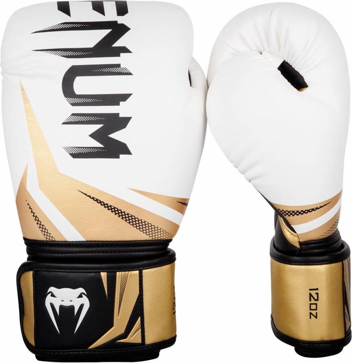 Venum Challenger 3.0 Bokshandschoenen Wit - Goud - 16 oz