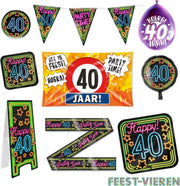 40 jaar verjaardag versiering pakket XL