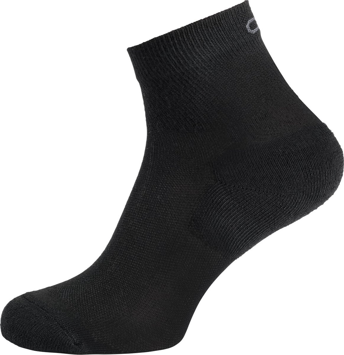 Odlo Socks Quarter Active 2 Pack Unisex Sportsokken - Black - Maat 45-47