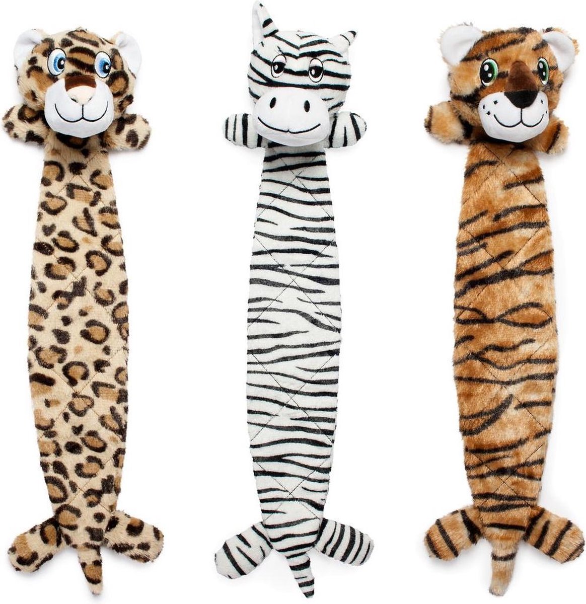 Dog toy noa plushtiger 53cm brown