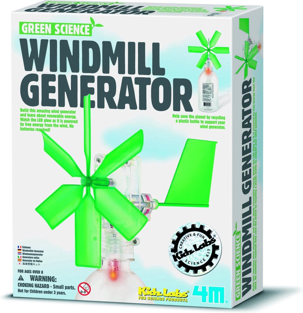 4M Kidzlabs Green Science - Windmolen Generator